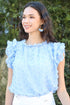 Vixen Top - Blue Petal